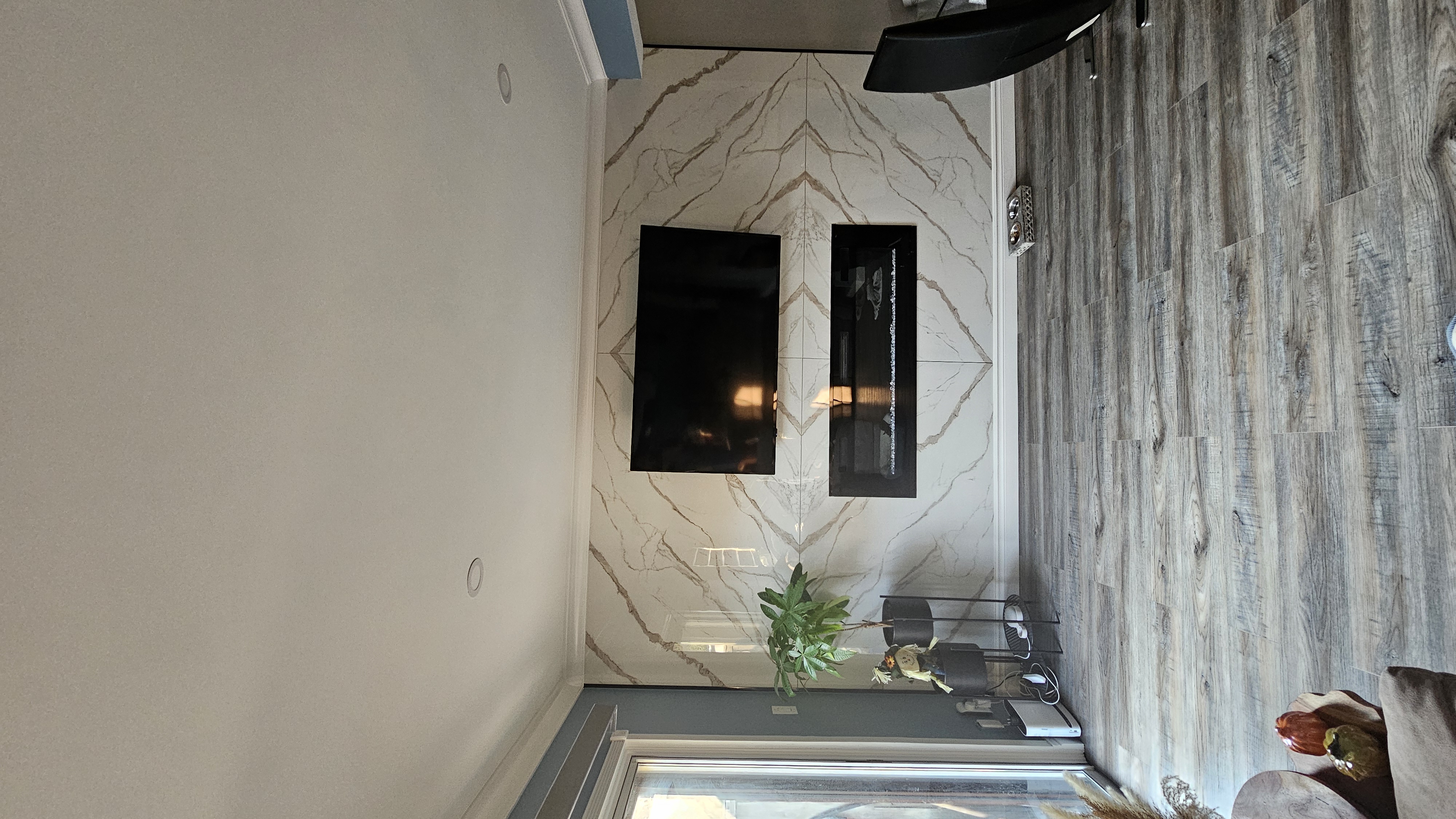 Fireplace Wall After